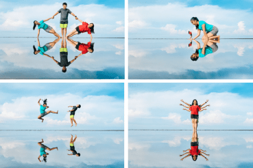 Sky Mirror Photography Tips: 14 Poses to Try With Your Friends - LokaLocal
